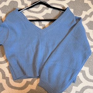AX Paris cropped sweater with wide sleeve